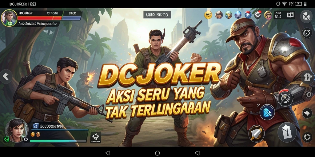 Tangkapan layar IDCJOKER menampilkan aksi pertempuran seru dan dinamis.