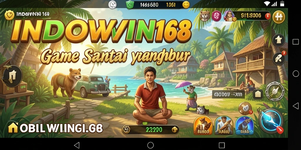 Grafis cerah dan gameplay santai di INDOWIN168.