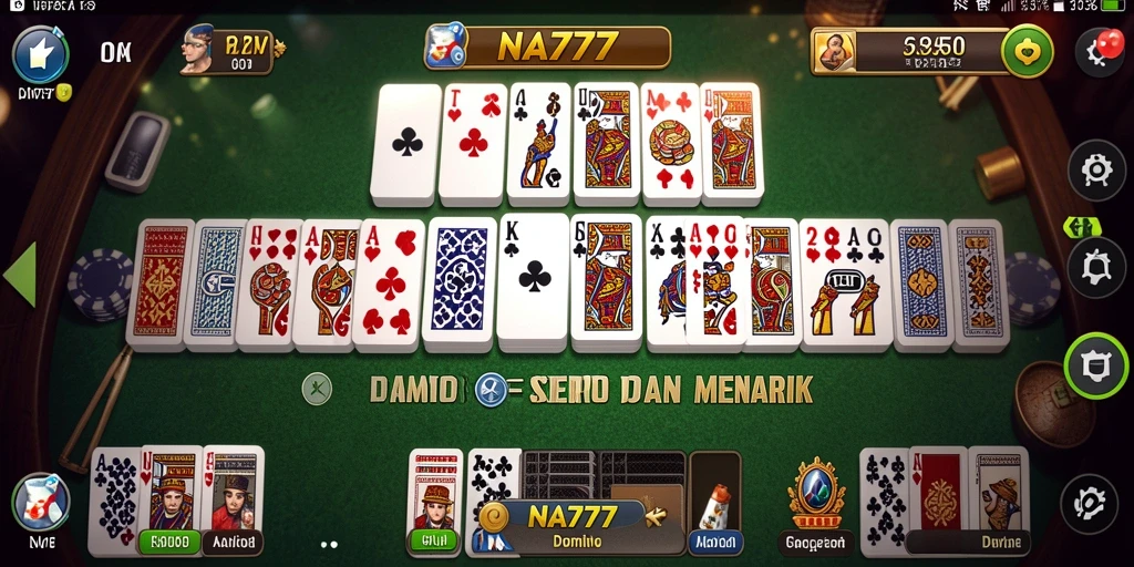 Screenshot gameplay NA777 menunjukkan keseruan bermain Domino.