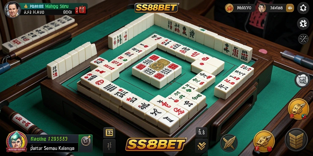 Gameplay menantang dalam SS88BET dengan grafis Mahjong yang menarik.